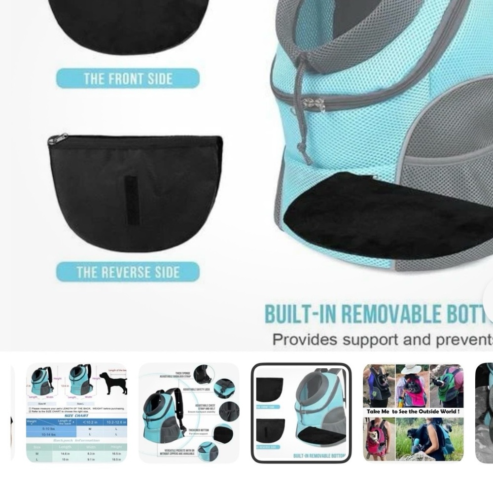 DOG GEAR. BLUE BY WOYYHO,  NWT - Picture 4 of 4